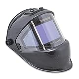 TGR Panoramic 180 View Solar Powered Auto Darkening Welding Helmet - True Color (CARBON FIBER)