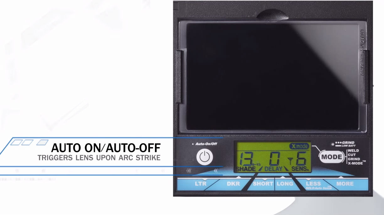 The lens filters will be trigger immediately with the arc strike.