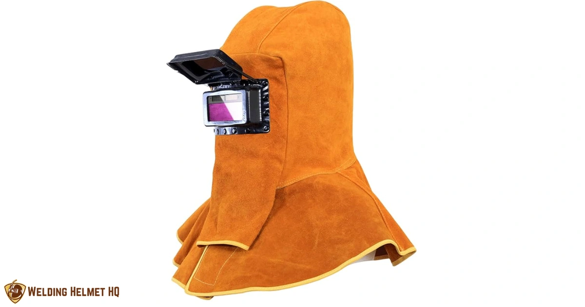 leather welding helmet